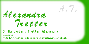 alexandra tretter business card